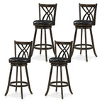Counter Height Bar Stools Set of 4 with Swivel Seat