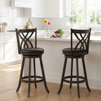 Counter Height Bar Stools Set of 4 with Swivel Seat