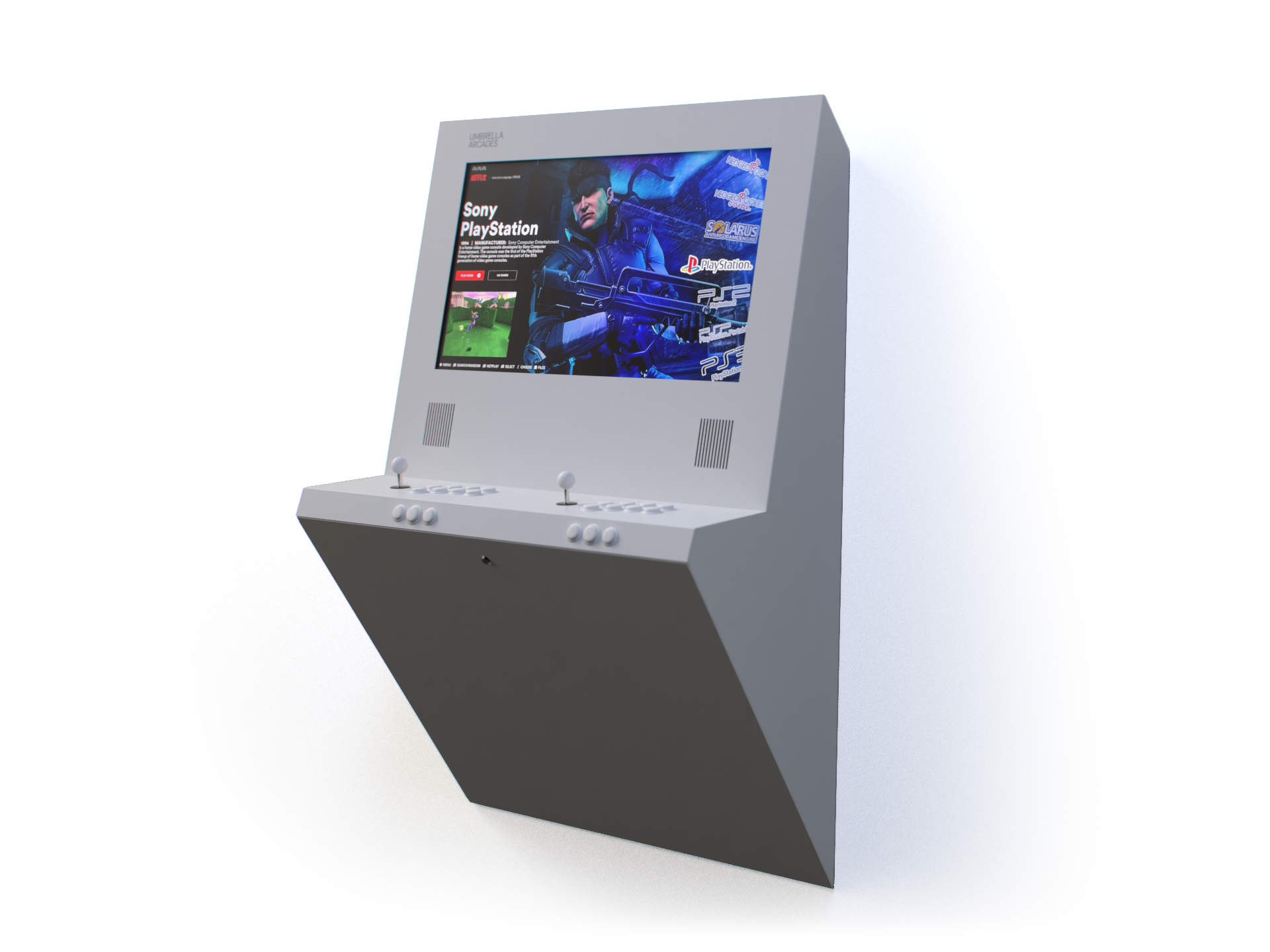 Wall Mounted Arcade - Gaming PC