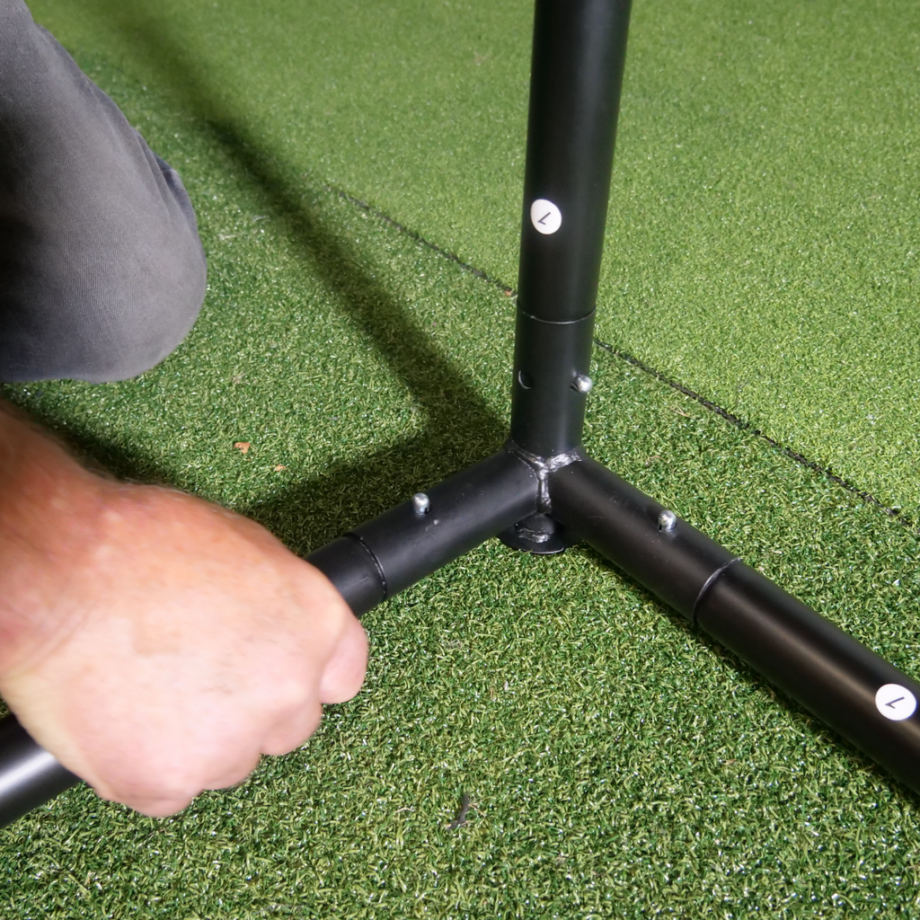 SimBox Golf Simulator Enclosure with Pro Impact Screen, Frame & Free Side Barriers