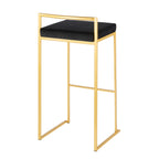 Fuji Contemporary Stackable Bar Stools, 2 or 3 Pieces