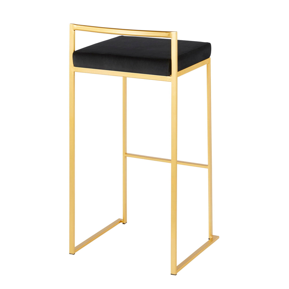 Fuji Contemporary Stackable Bar Stools, 2 or 3 Pieces
