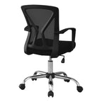 Adjustable Mid-Back Office Chair with Wide Padded Seat