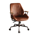 Brancaster Adjustable Top-Grain Leather Office Chair