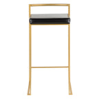 Fuji Contemporary Stackable Bar Stools, 2 or 3 Pieces