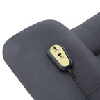 Domana Dark Blue Power Lift Recliner with Heat and Massage