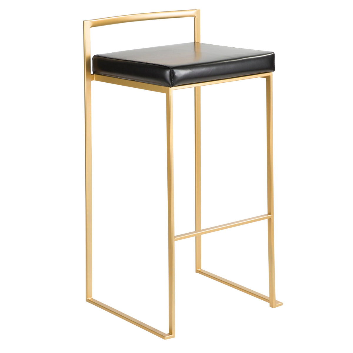 Fuji Contemporary Stackable Bar Stools, 2 or 3 Pieces