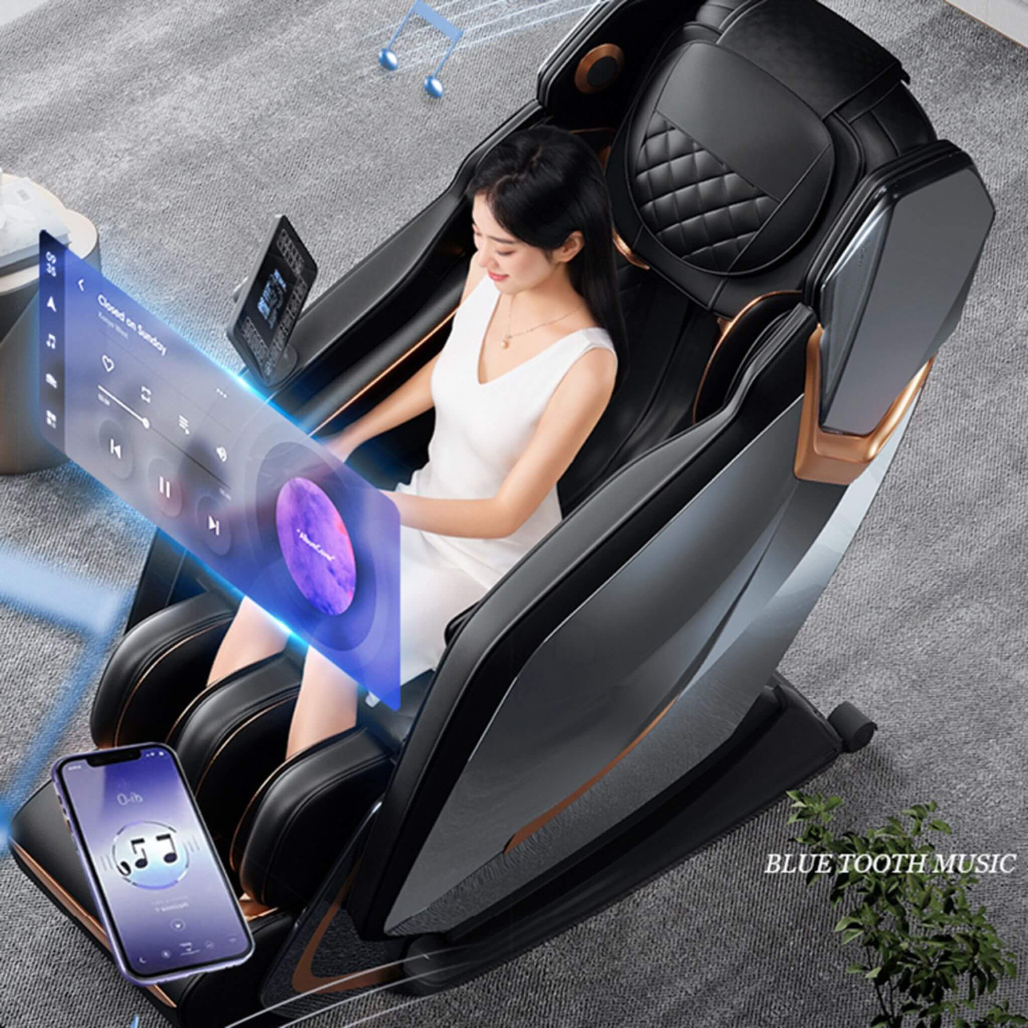 Airvana Nova Full-Body Zero Gravity Shiatsu Massage Chair With Heat And Voice Control