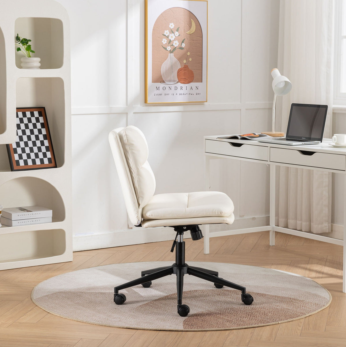 Bizerte Adjustable Wide-Seat Swivel Office Chair