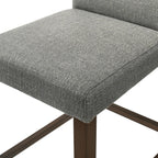 Comfortable Upholstered Bar Stools Set of Three