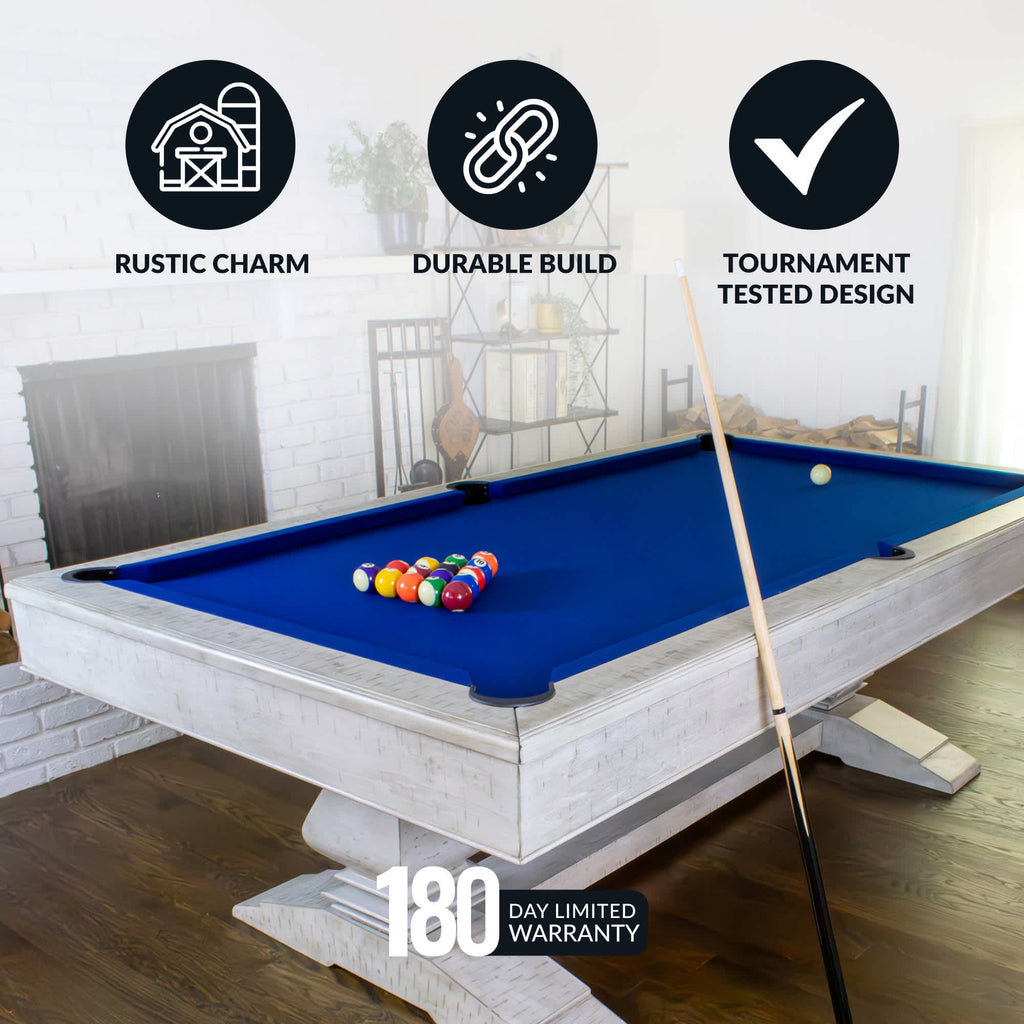 Montecito 8-ft Pool Table, Driftwood by Hathaway