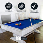 Montecito 8-ft Pool Table, Driftwood by Hathaway
