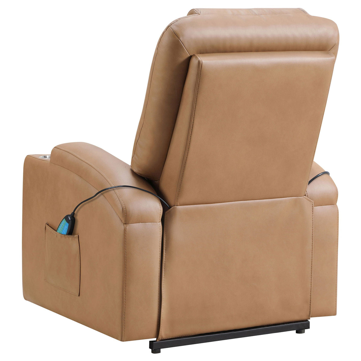 Macklin Power Lift Recliner with Heat, Massage, and Dual Cup Holders