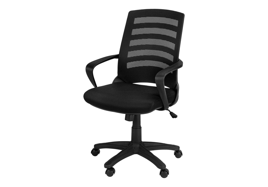 Adjustable Mid-Back Ladder-Back Office Chair