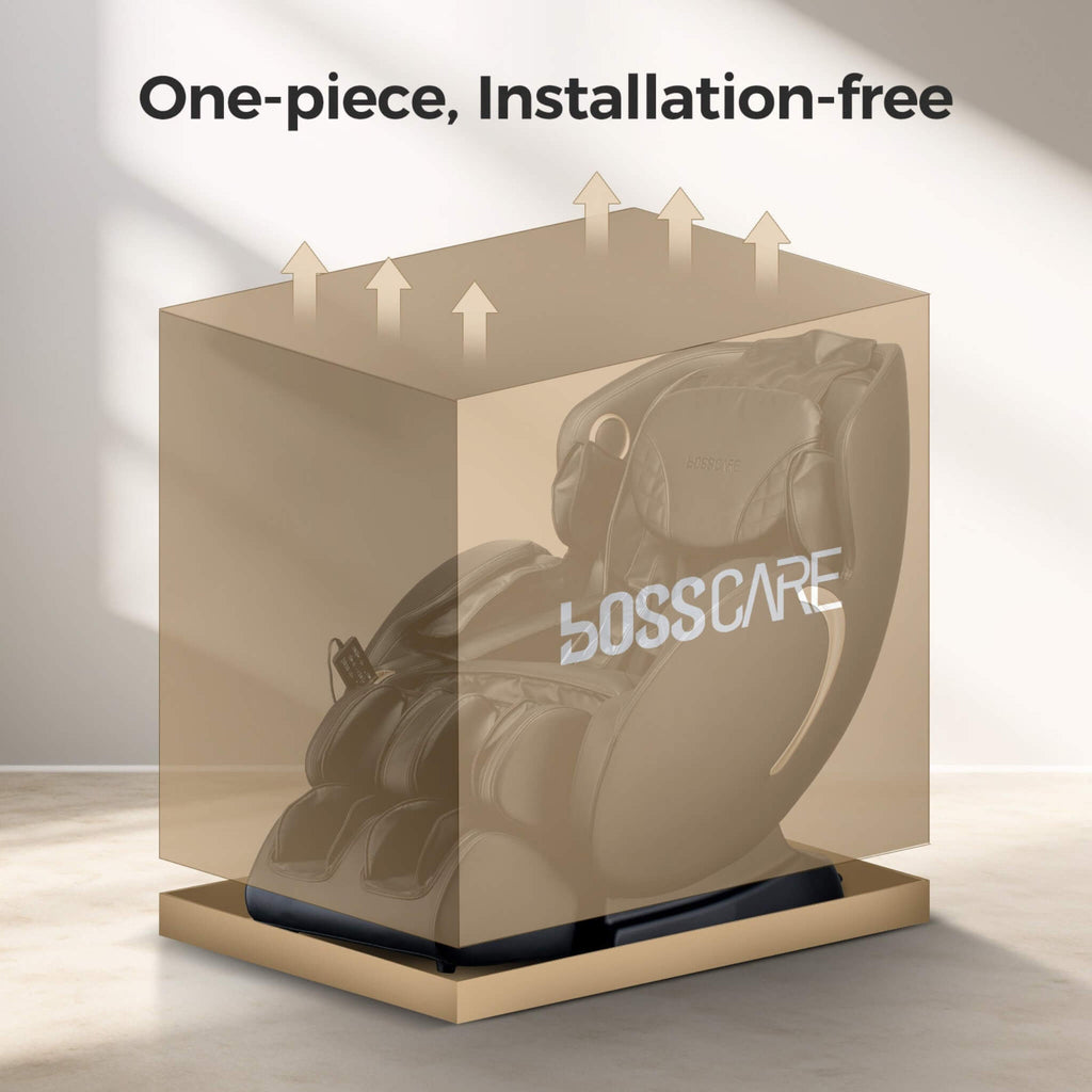 Bosscare Full Body 3D Zero Gravity Shiatsu Recliner Massage Chair With App