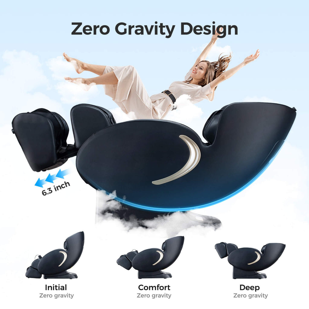 Bosscare Full Body 3D Zero Gravity Shiatsu Recliner Massage Chair With App