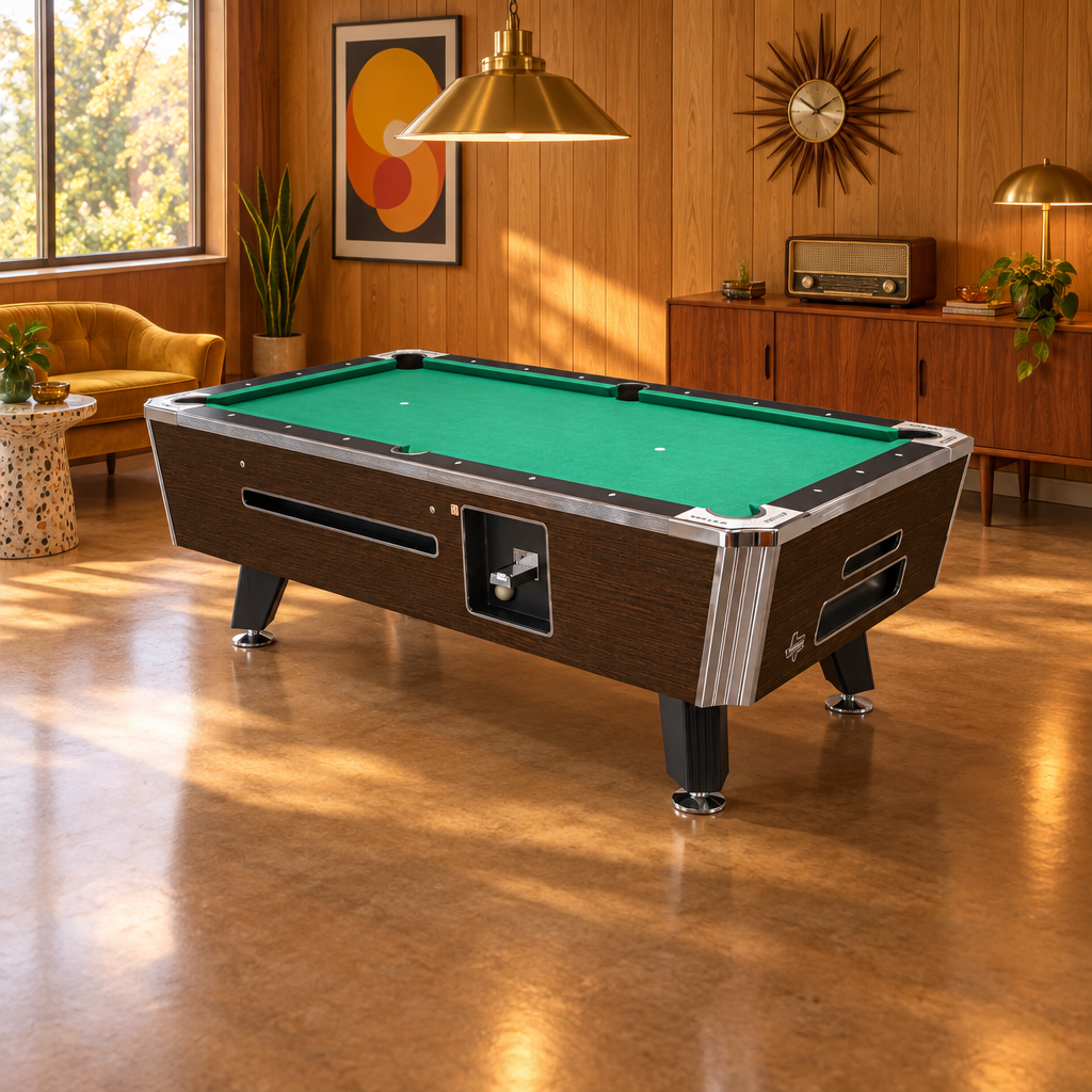 Valley Dynamo Panther ZD-12X Coin-Operated Pool Table | Electronic