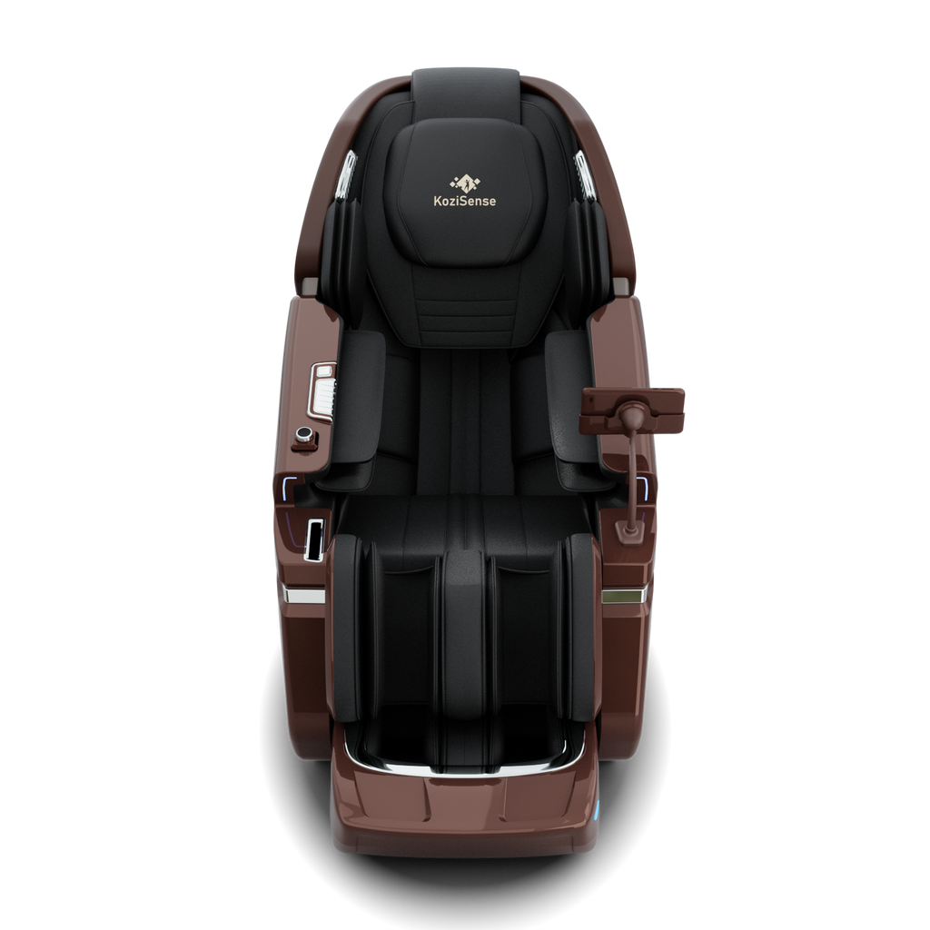 KoziSense KZ-L66 4D + 3D Dual Mechanism Luxury Massage Chair (White)