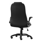 Adjustable High-Back Office Chair with Headrest and Flip-Up Armrests