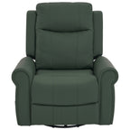 Manual Recliner Chair with 270° Swivel, Massage & Heating