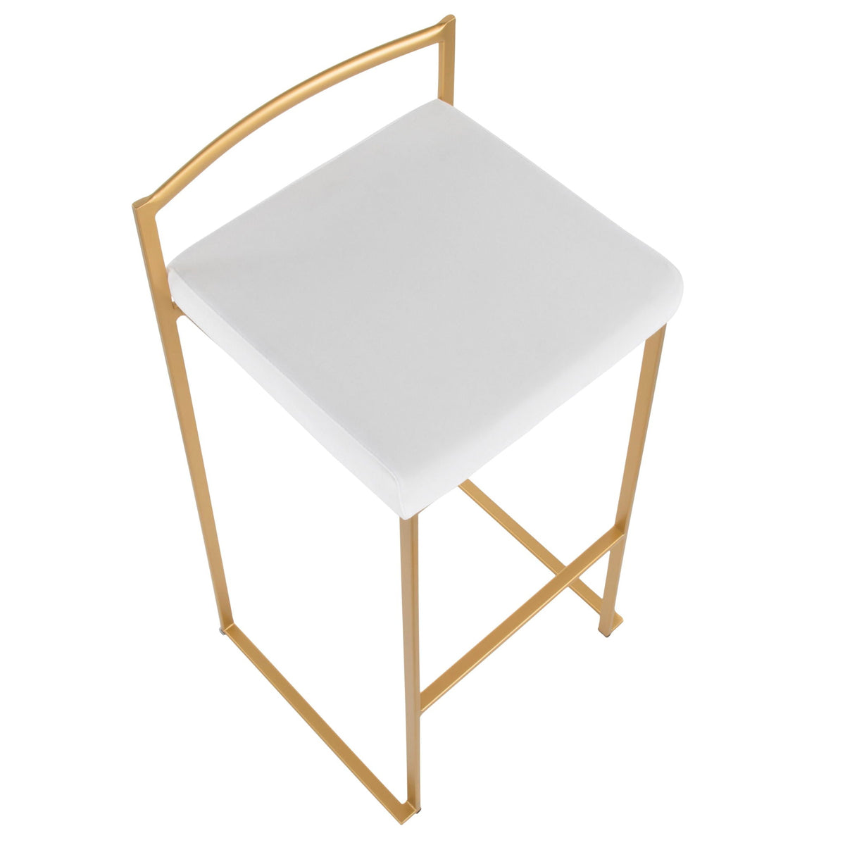 Fuji Contemporary Stackable Bar Stools, 2 or 3 Pieces