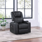 Macklin Power Lift Recliner with Heat, Massage, and Dual Cup Holders