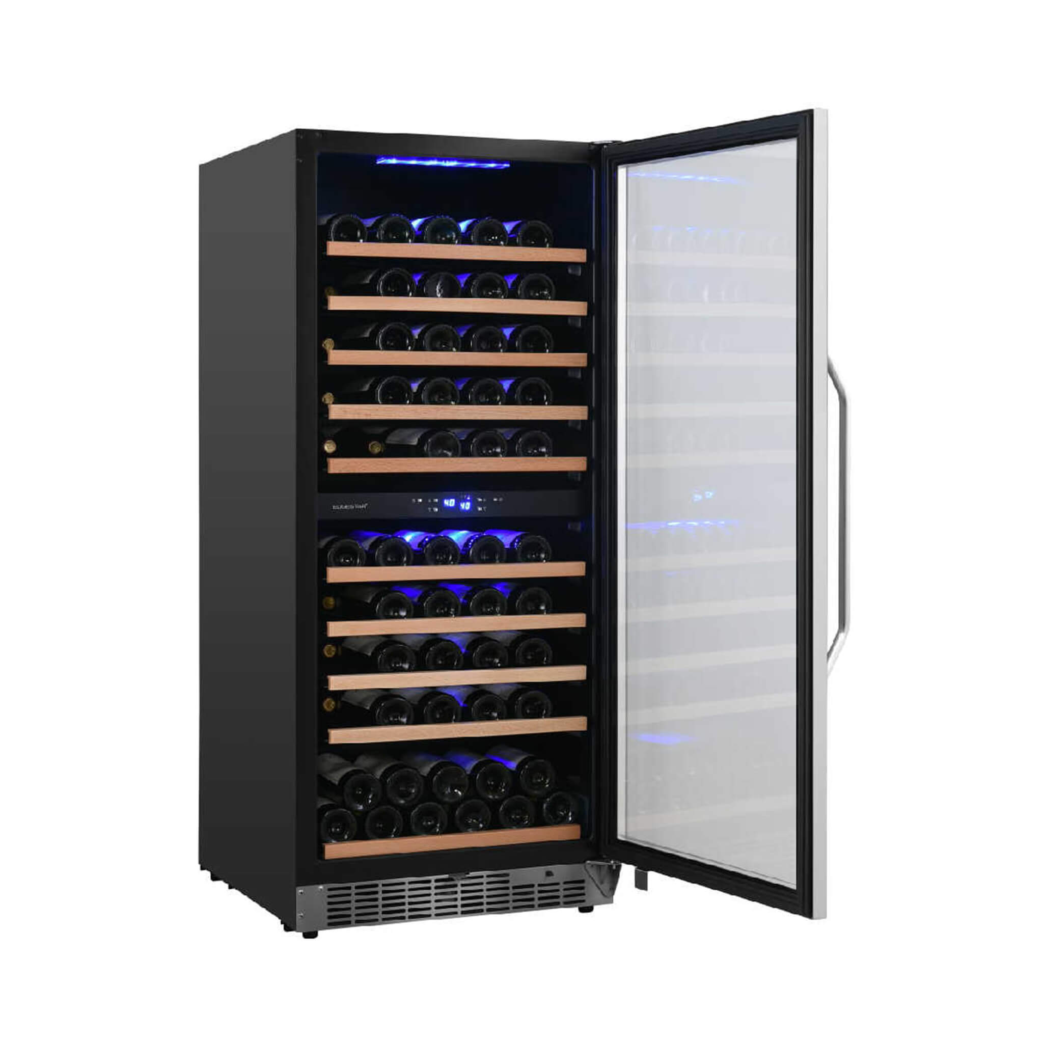 EdgeStar Premium 101-Bottle Built-In Dual Zone Wine Cooler