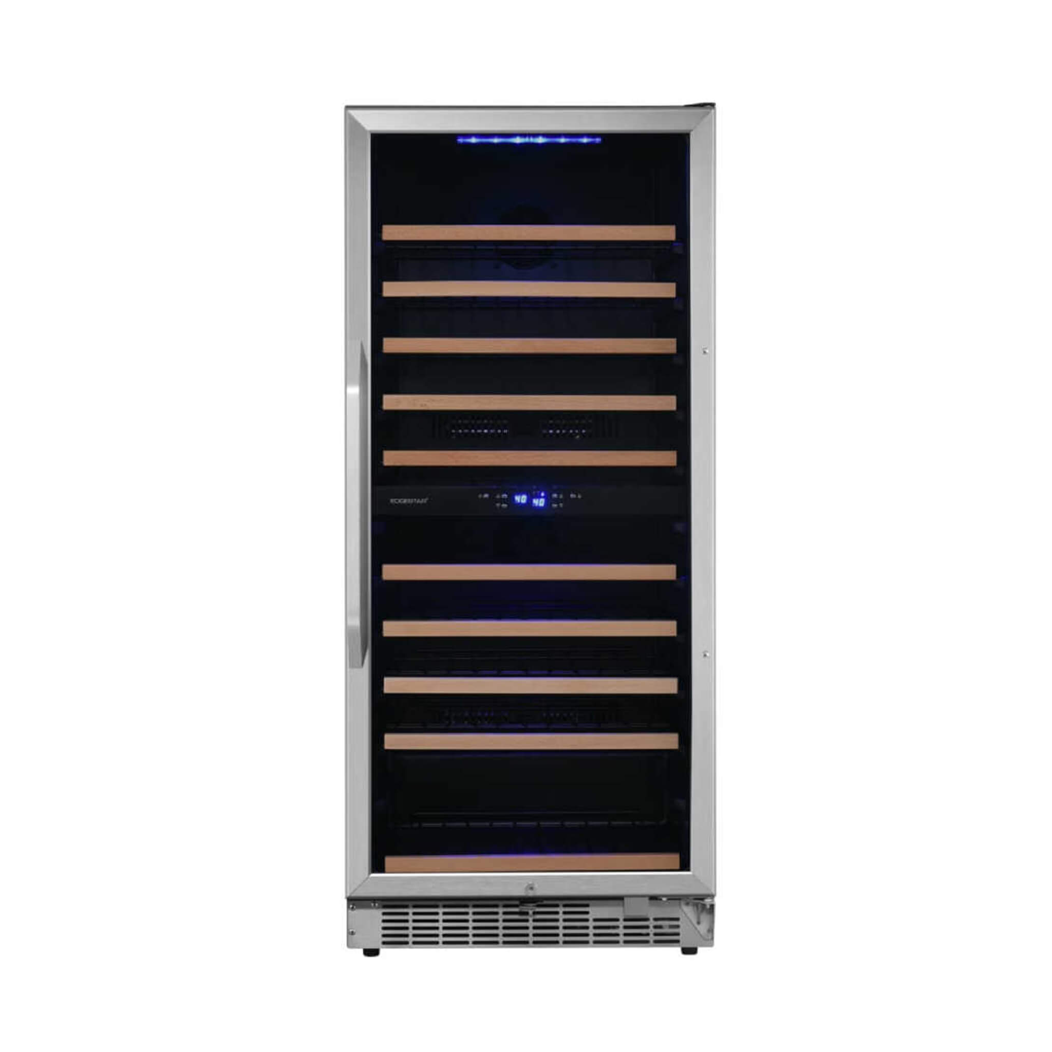 EdgeStar Premium 101-Bottle Built-In Dual Zone Wine Cooler