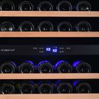EdgeStar Premium 101-Bottle Built-In Dual Zone Wine Cooler