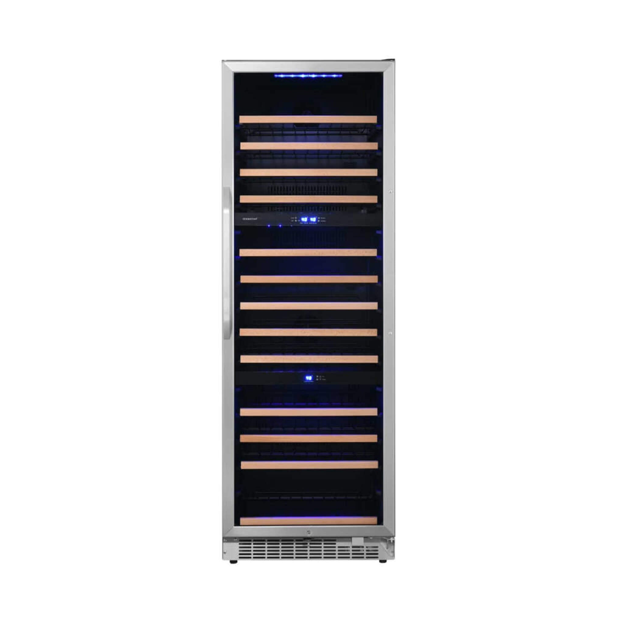 EdgeStar 24-Inch 131-Bottle Built-In Triple Zone Wine Cooler