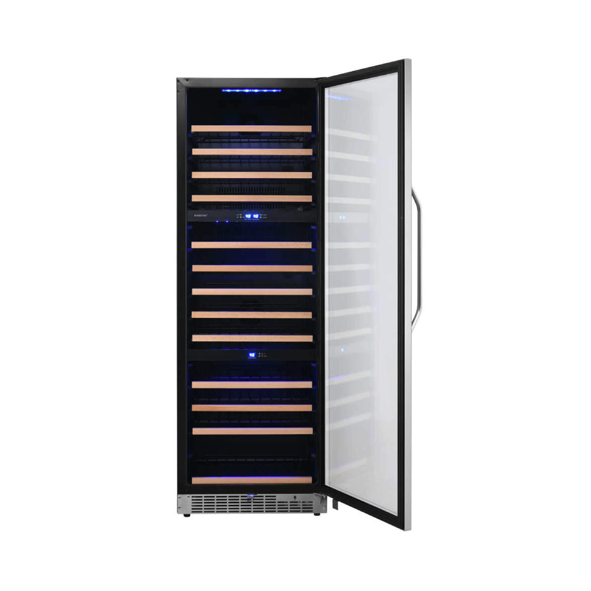 EdgeStar 24-Inch 131-Bottle Built-In Triple Zone Wine Cooler