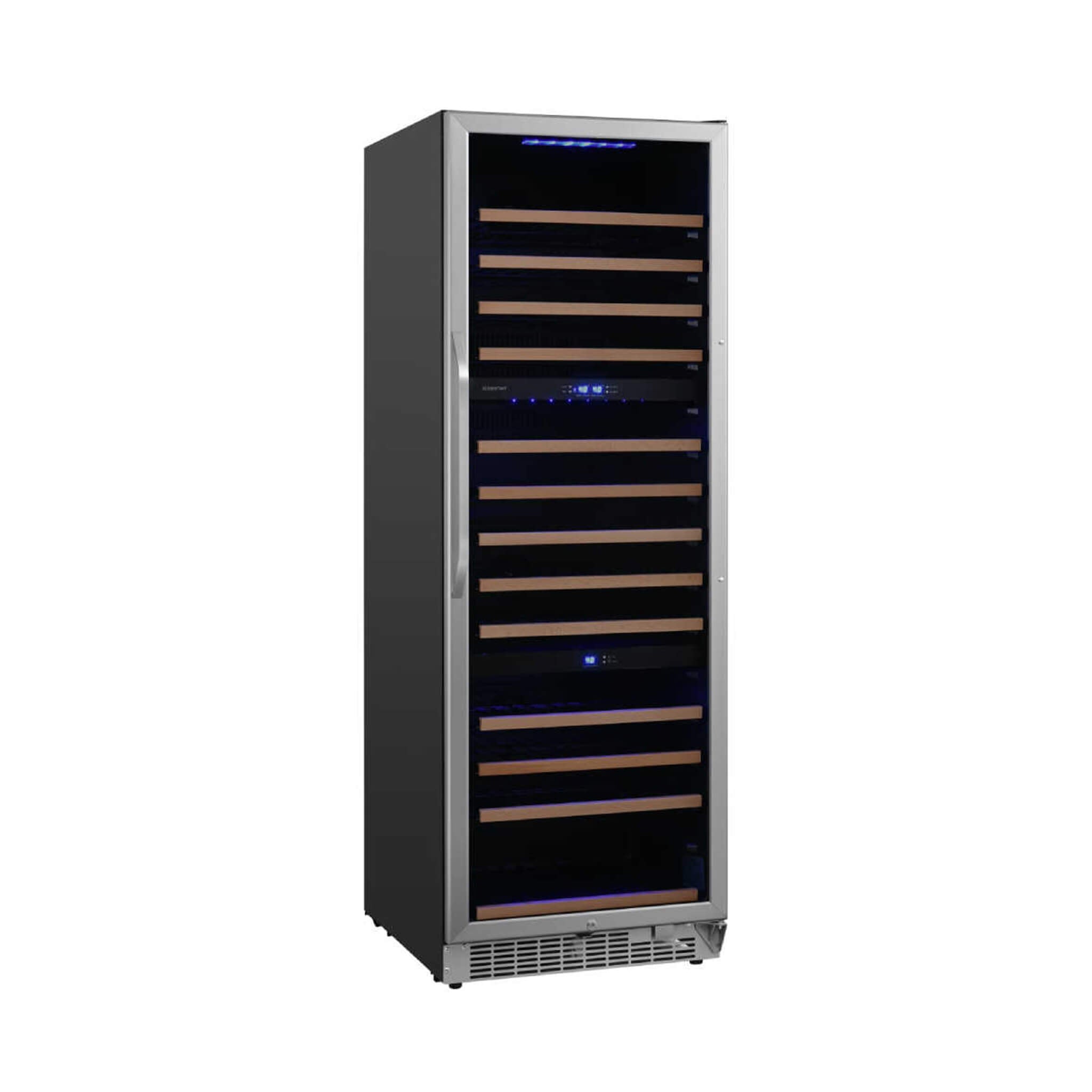 EdgeStar 24-Inch 131-Bottle Built-In Triple Zone Wine Cooler