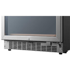 EdgeStar 24-Inch 131-Bottle Built-In Triple Zone Wine Cooler