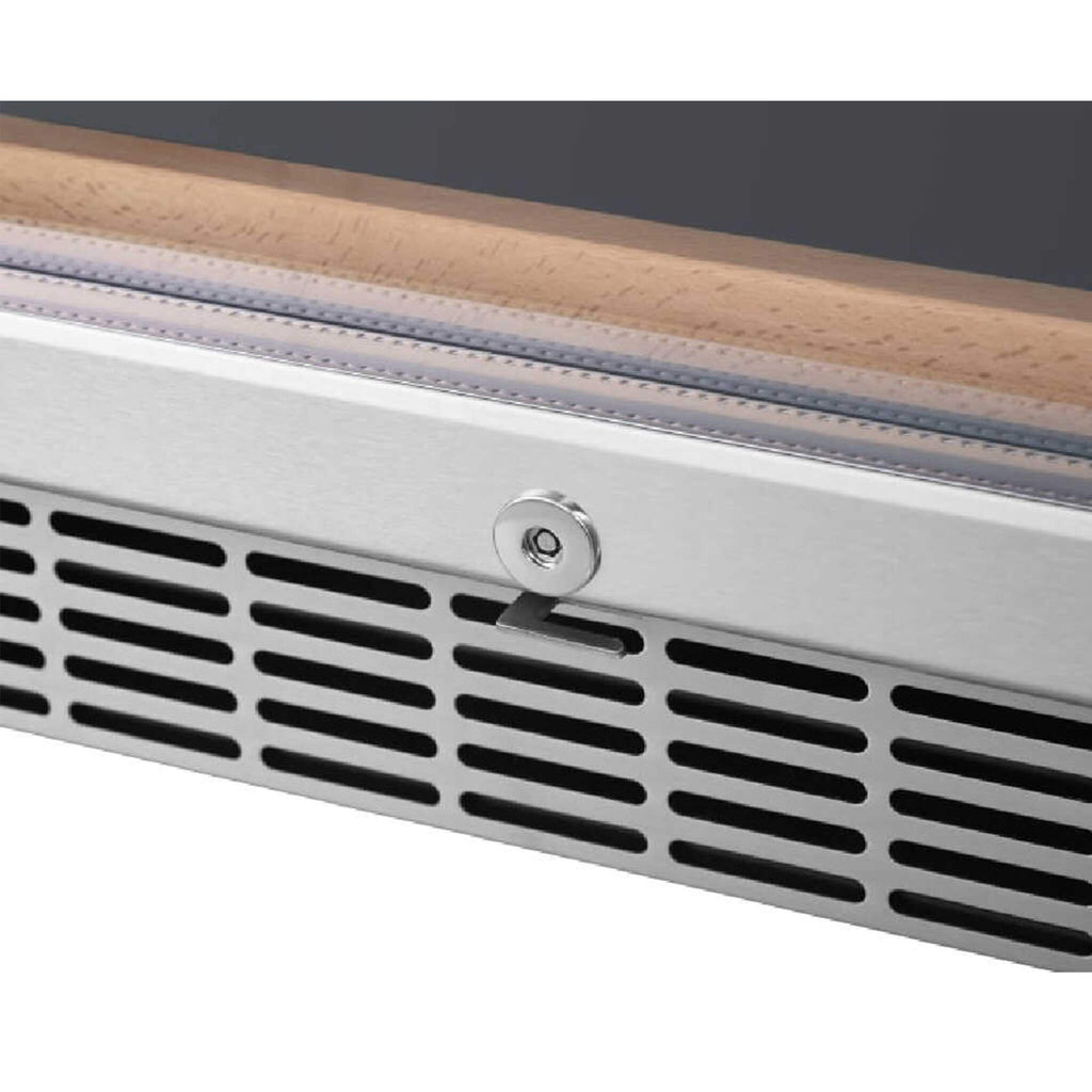 EdgeStar 24-Inch Wide 151-Bottle Freestanding Single Zone Wine Cooler with Even Cooling Technology