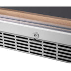 EdgeStar 24-Inch Wide 151-Bottle Freestanding Single Zone Wine Cooler with Even Cooling Technology