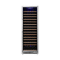 EdgeStar 24-Inch Wide 151-Bottle Freestanding Single Zone Wine Cooler with Even Cooling Technology