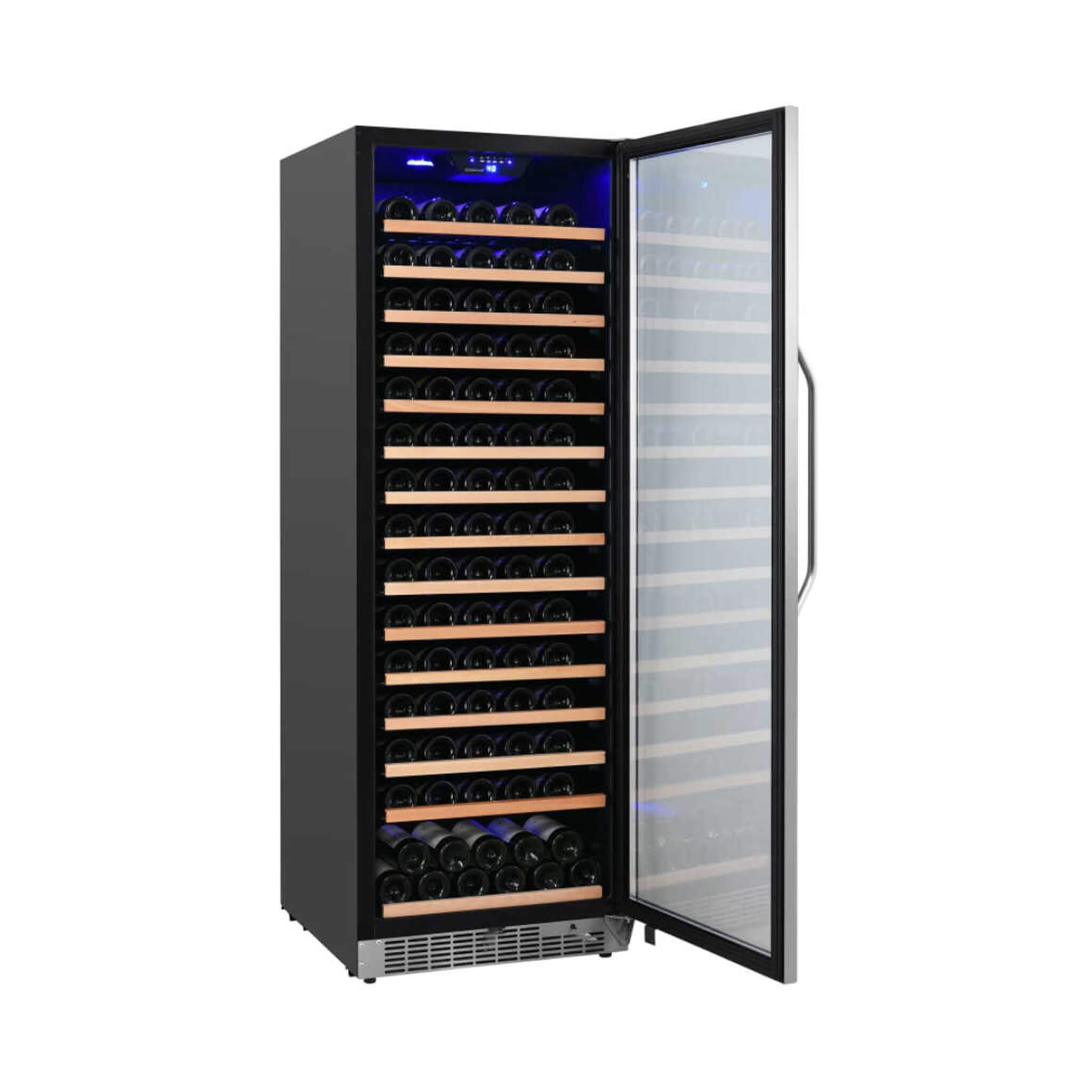EdgeStar 24-Inch Wide 151-Bottle Freestanding Single Zone Wine Cooler with Even Cooling Technology
