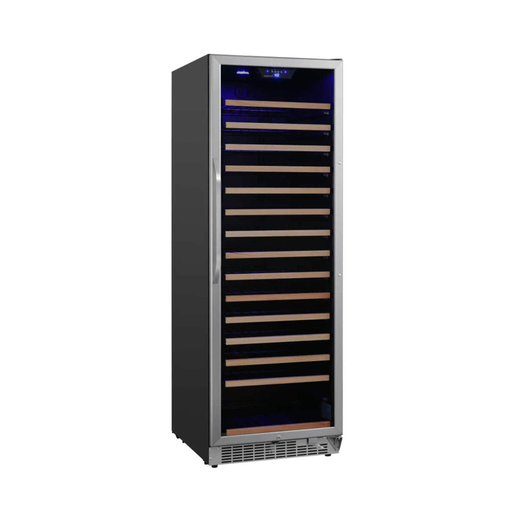 EdgeStar 24-Inch Wide 151-Bottle Freestanding Single Zone Wine Cooler with Even Cooling Technology