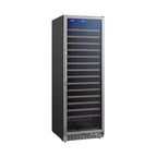 EdgeStar 24-Inch Wide 151-Bottle Freestanding Single Zone Wine Cooler with Even Cooling Technology