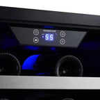 EdgeStar 30-Inch Wide 28-Bottle Built-In Dual Zone Beverage Center with 86-Can Capacity