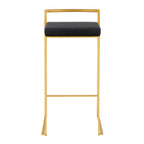 Fuji Contemporary Stackable Bar Stools, 2 or 3 Pieces