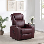 Macklin Power Lift Recliner with Heat, Massage, and Dual Cup Holders