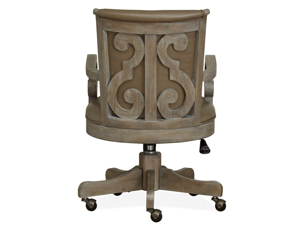 Tinley Park Dove Tail Gray Swivel Office Chair