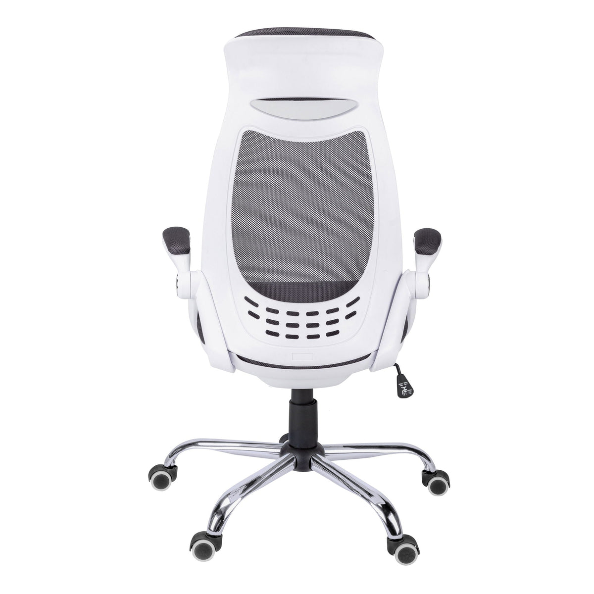 Adjustable High-Back Office Chair with Flip-Up Armrests
