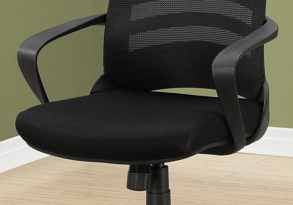 Adjustable Mid-Back Ladder-Back Office Chair