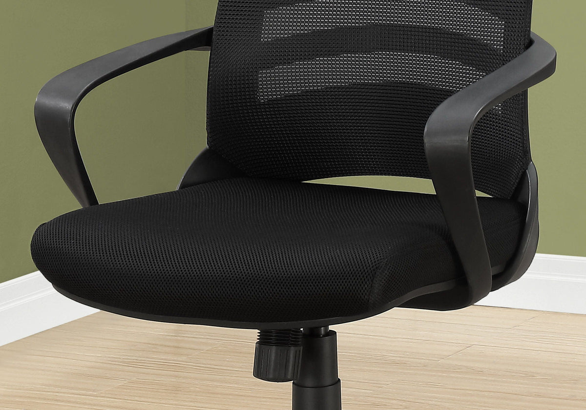 Adjustable Mid-Back Ladder-Back Office Chair