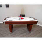 Midtown 72-in Air Hockey Table with LED Scoring - Cherry Finish by Hathaway