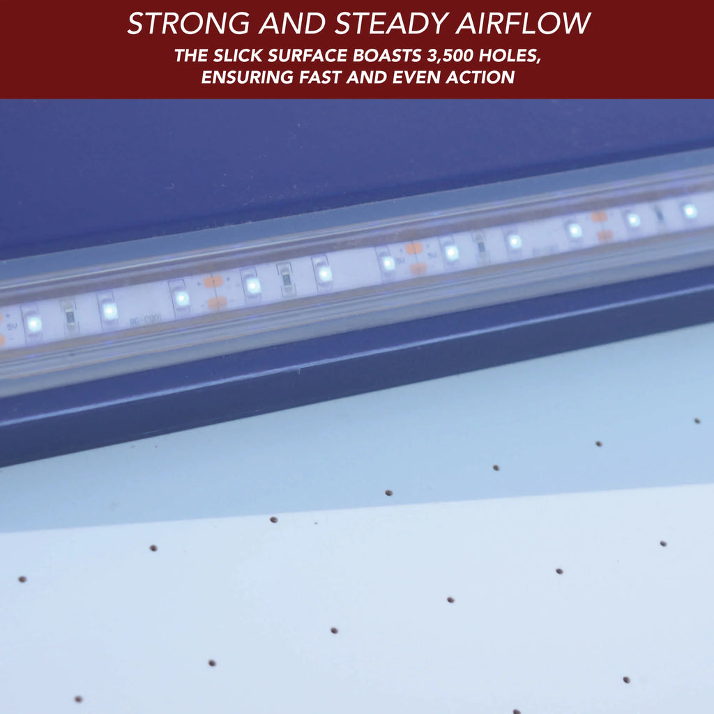 Phantom II 90-in Air Hockey Table with LED Scoring and Lights by Hathaway