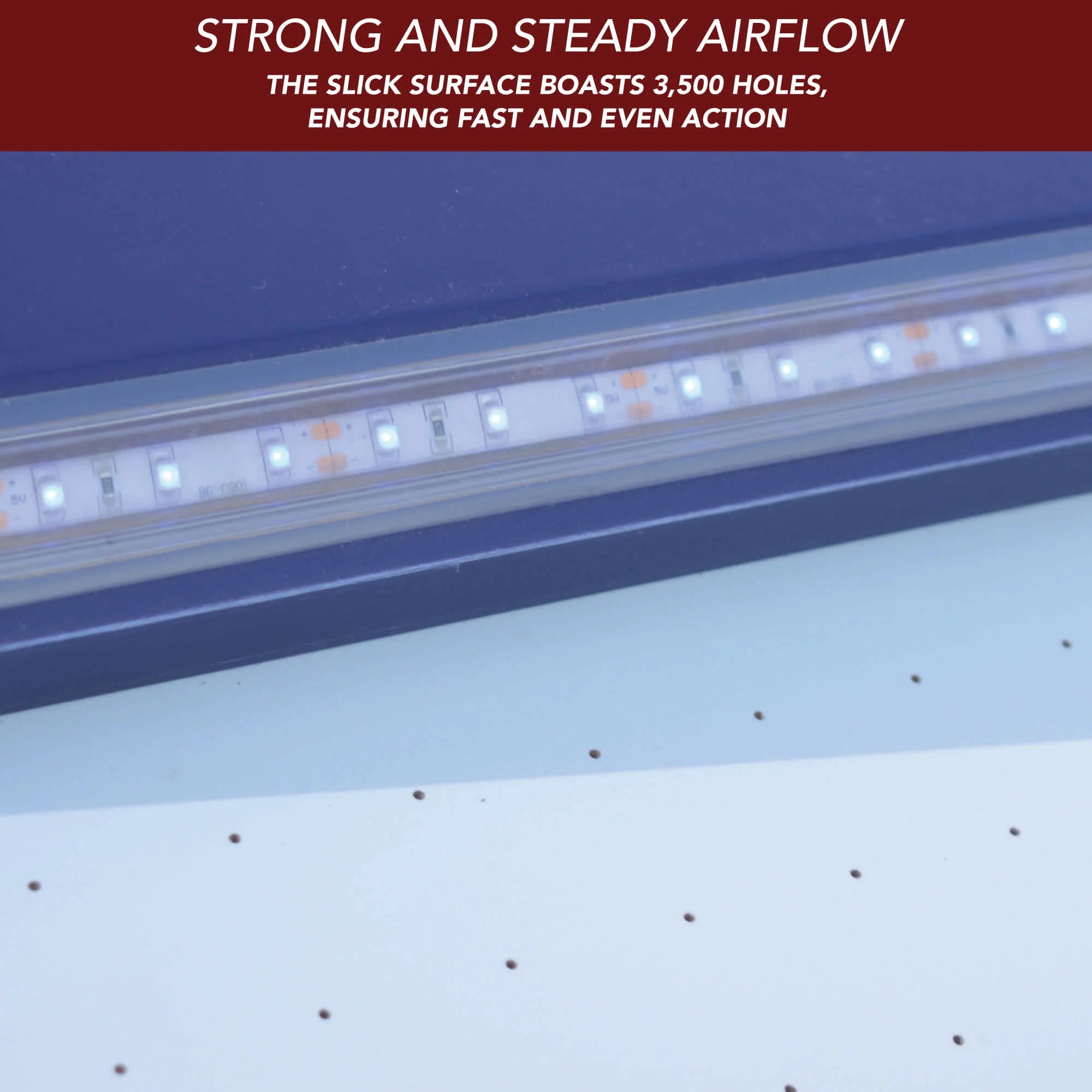Phantom II 90-in Air Hockey Table with LED Scoring and Lights by Hathaway