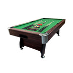 Modern Green Felt 8FT Billiard Pool Table with Automatic Ball Return and Accessories Kit